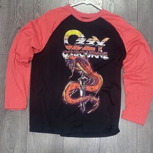 MAD Engine Black and Red Graphic Long Sleeve Tee